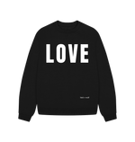 Black Printed Sweater Front