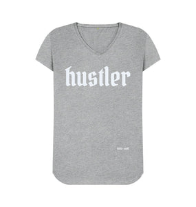 Athletic Grey Hustler V Neck Tee