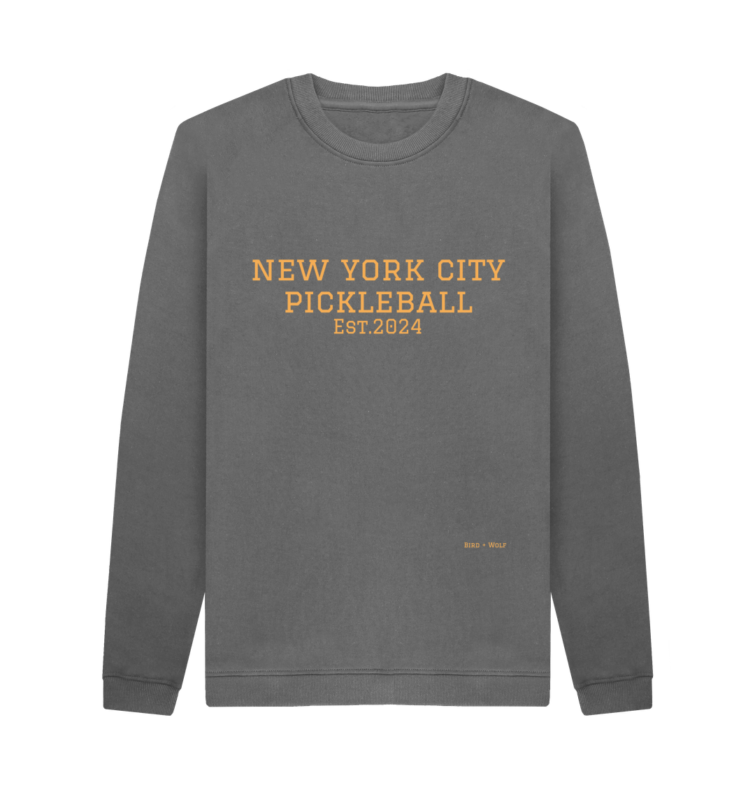 Slate Grey New York City Pickleball Cosy Sweatshirt