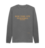 Slate Grey Printed Sweater Front