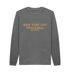 Slate Grey New York City Pickleball Cosy Sweatshirt