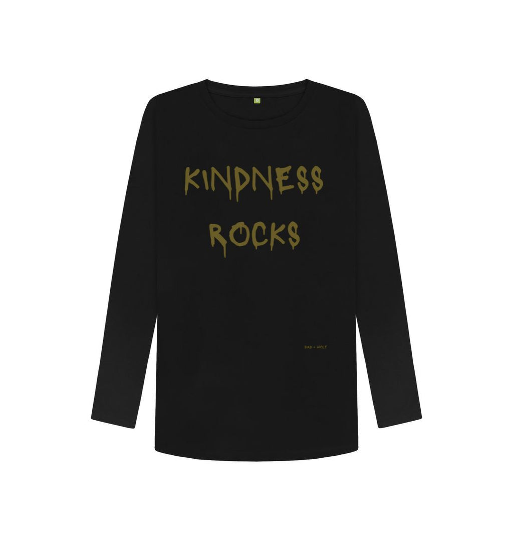 Black Kindness Rocks Long Sleeve T Shirt