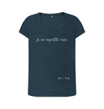 Denim Blue Je Ne Regrette Rien Scoop T Shirt