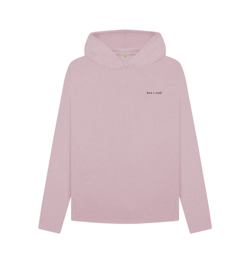 Mauve Fish Heart Hoodie