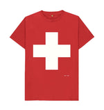 Red White Cross Classic T Shirt