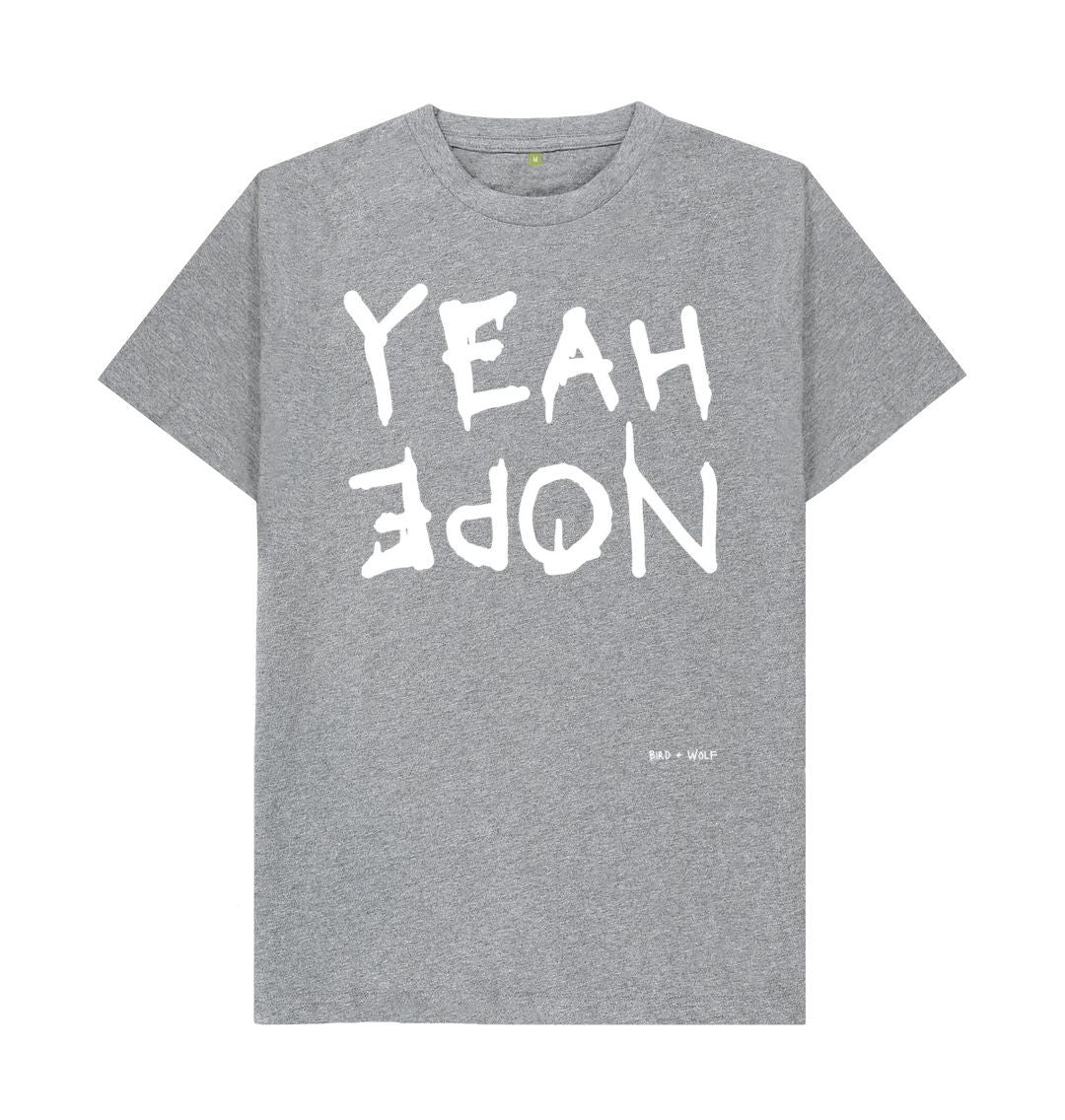 Athletic Grey Yeah Nope Classic Tee