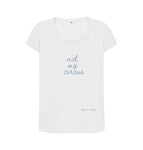 White Not My Circus Scoop T Shirt