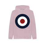 Mauve Classic Bullseye Kids Cosy Hoodie