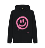 Black Smiley Face Chunky Hoodie