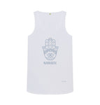 White Namaste Sleeveless Top